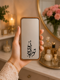 آینه دستی با متن دلخواه